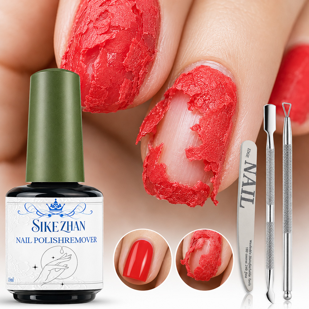 Nail Art Gel - SIKEZHAN Penghilang Gel Cepat Ajaib, Pembersih