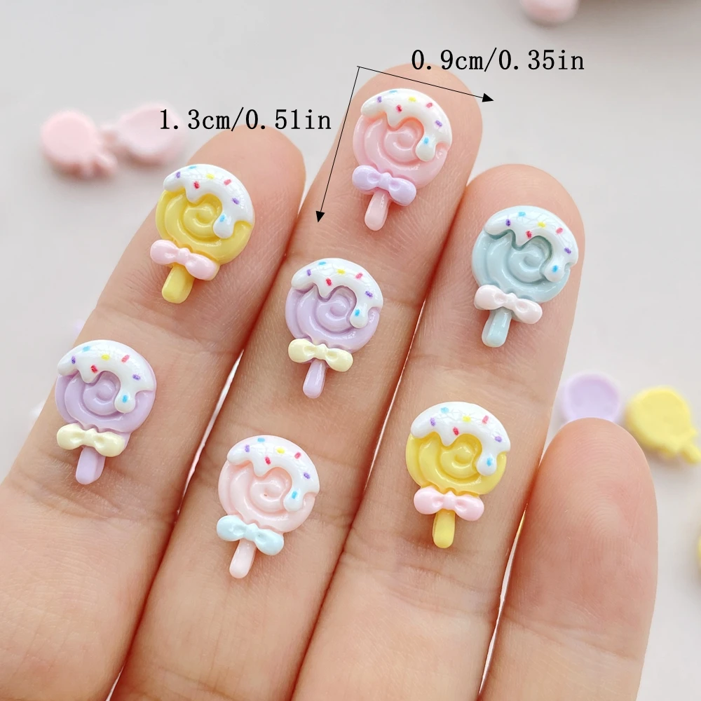 30 buah Resin warna-warni 3D M - Nail Art Quirky ulasan dan harga