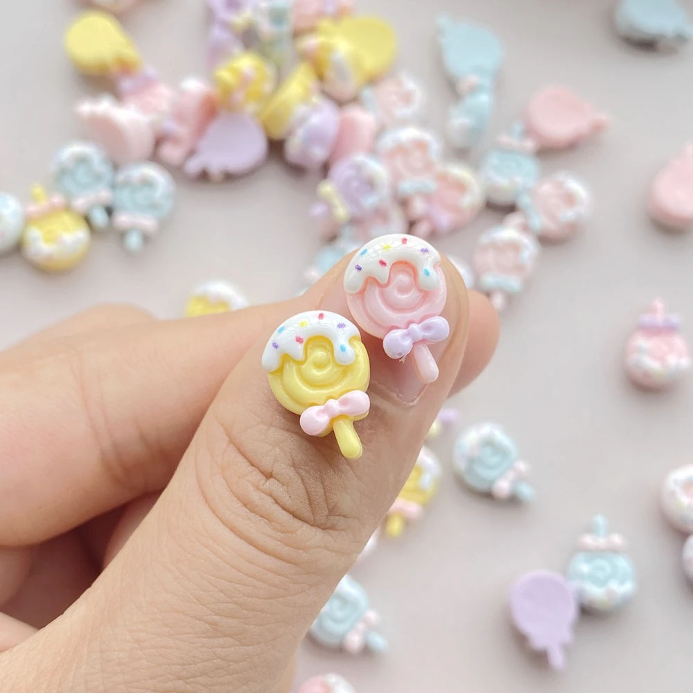 30 buah Resin warna-warni 3D M - Nail Art Quirky ulasan dan harga