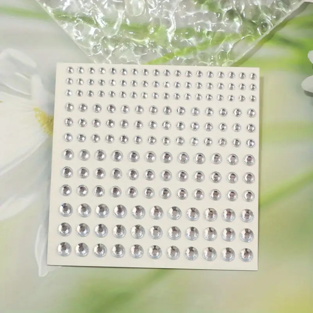 165 Buah Stiker Berlian Imitas - Rhinestone Nail Gem ulasan dan harga