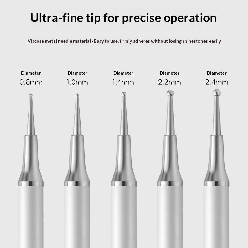 5 Buah Pena Pemetik Permata Be - Rhinestone Nail Gem ulasan dan harga