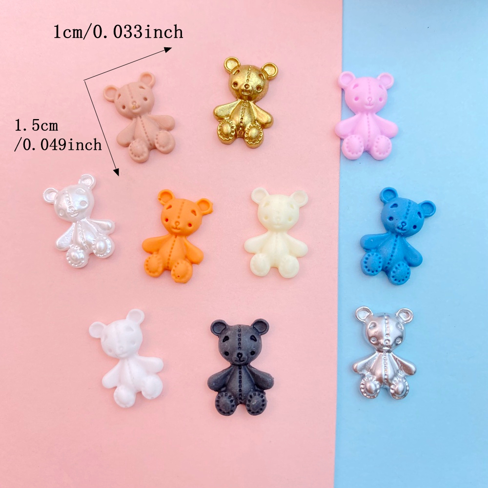 50 buah baru lucu Resin Mini B - Nail Art Quirky ulasan dan harga