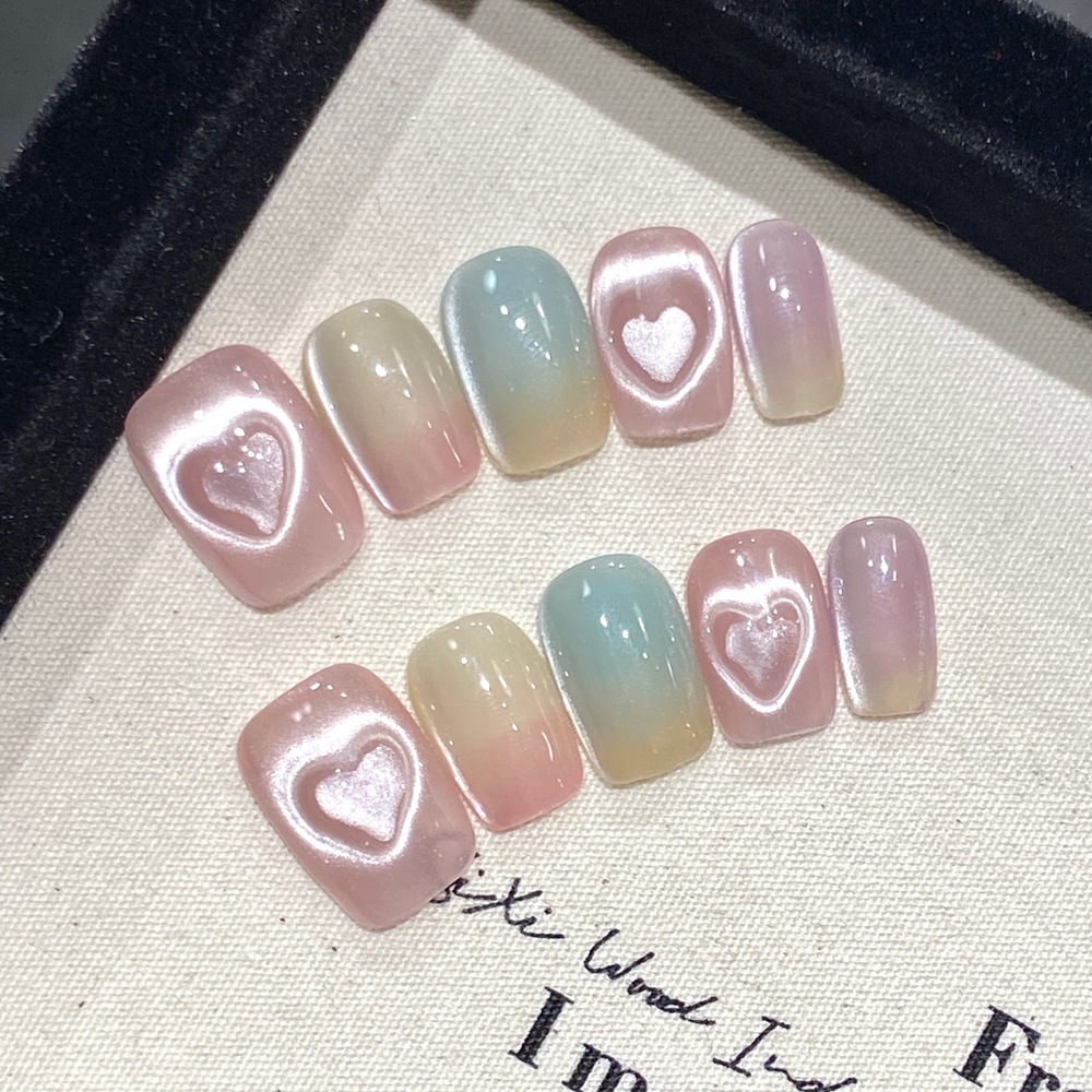 Buatan tangan pendek Tekan pad - Nail Art Cat Eye Simple ulasan dan harga