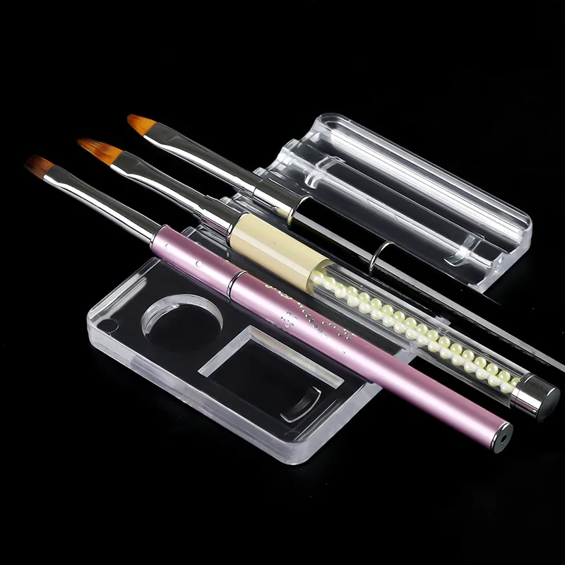 Tempat Pena Seni Kuku Serbagun - Nail Fan Brush ulasan dan harga