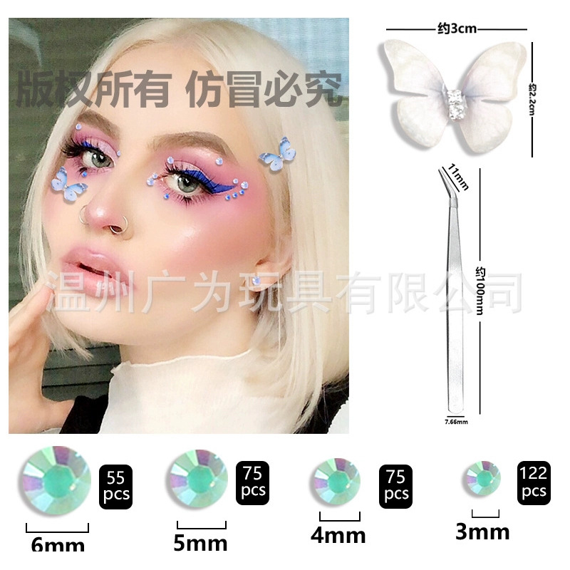 Stiker Rhinestone Perekat Send - Rhinestone Nail Gem ulasan dan harga