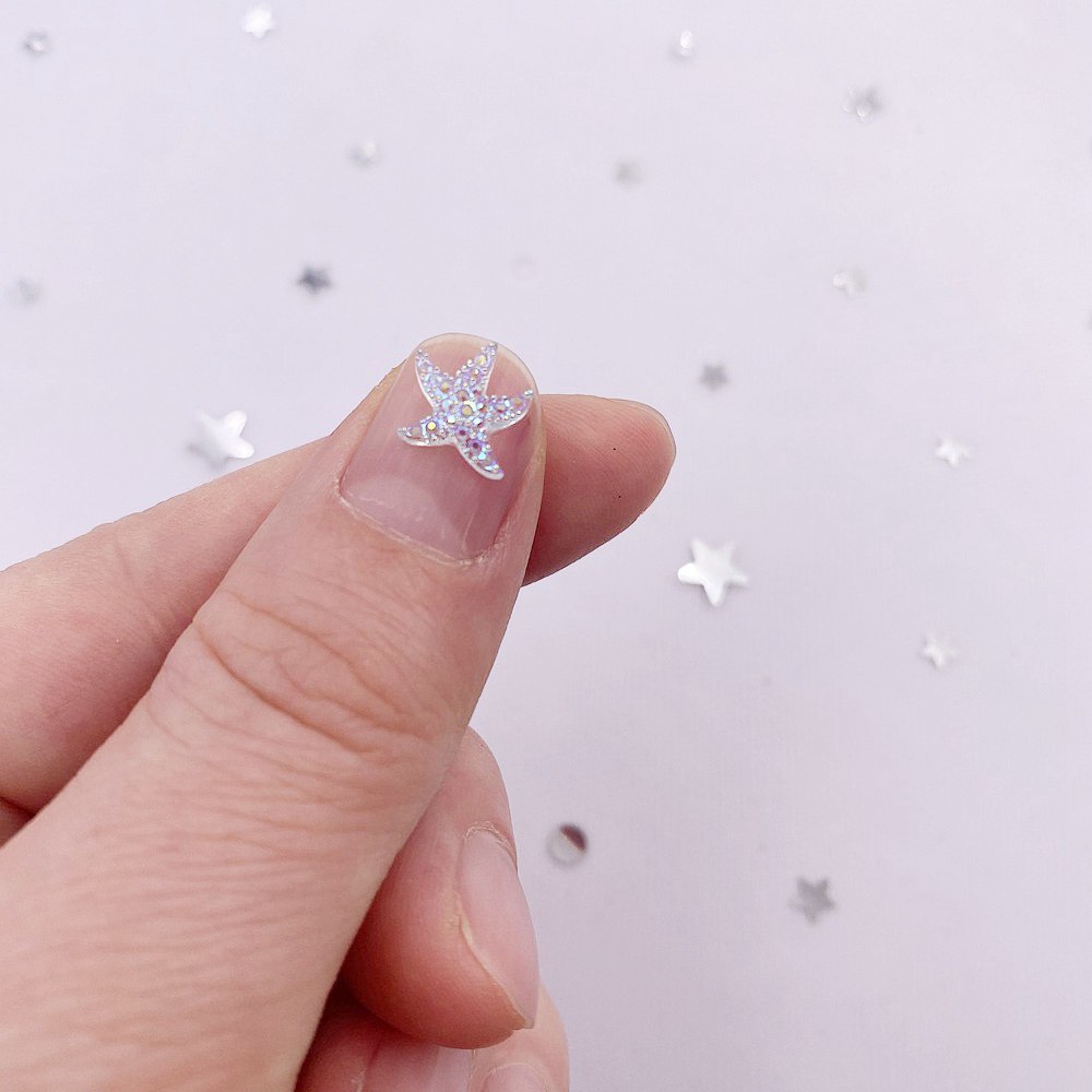 10Mm Mini Bintang Berkilau Sen - Rhinestone Nail Gem ulasan dan harga
