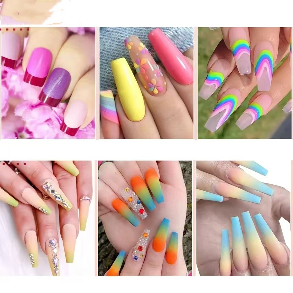 Pena Liner Nail Art Gagang Log - Nail Fan Brush ulasan dan harga