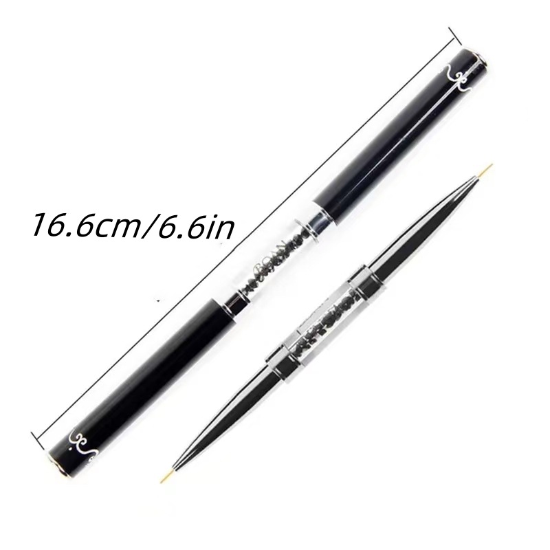 Pena Liner Nail Art Gagang Log - Nail Fan Brush ulasan dan harga