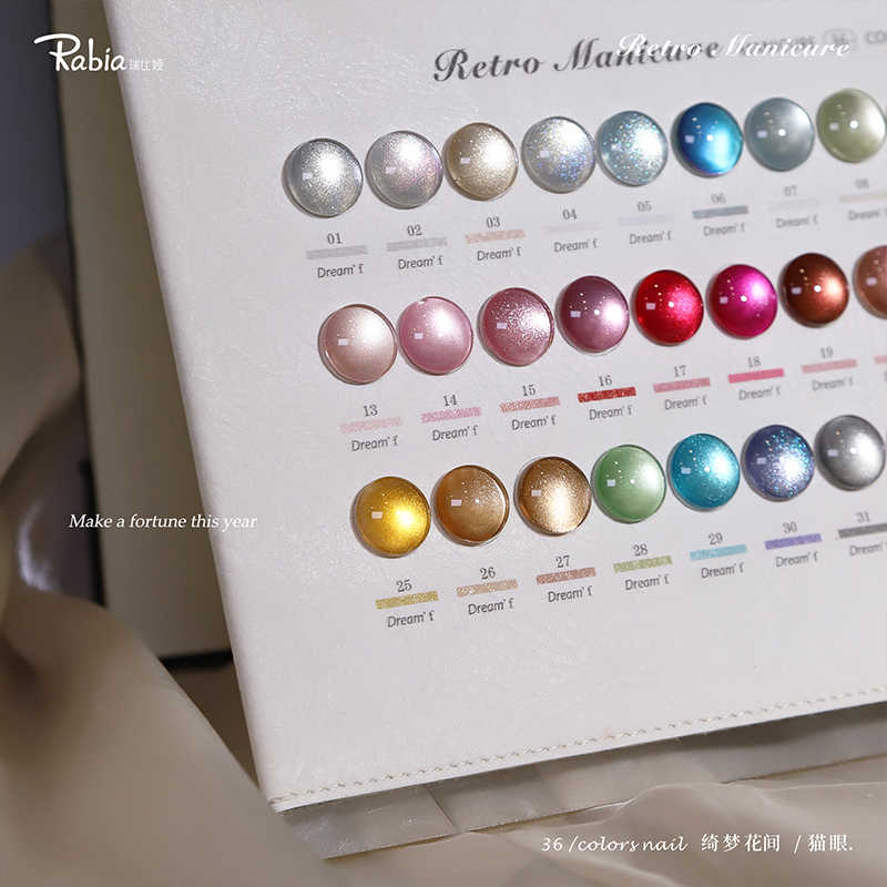 RABIA Moonlight Cat Eye 36 War - Nail Art Gel ulasan dan harga