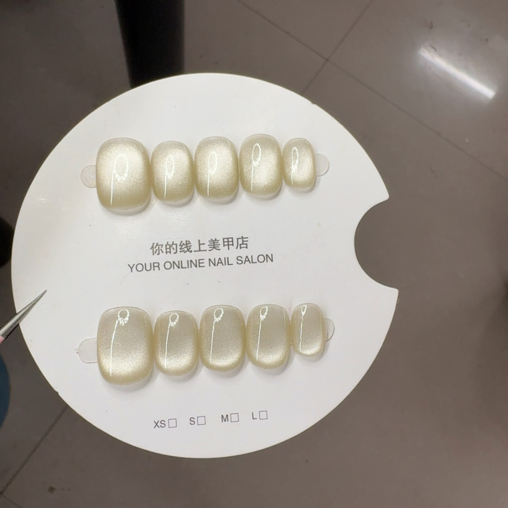 Gel Seni Kuku Buatan Tangan ya - Nail Art Cat Eye Simple ulasan dan harga