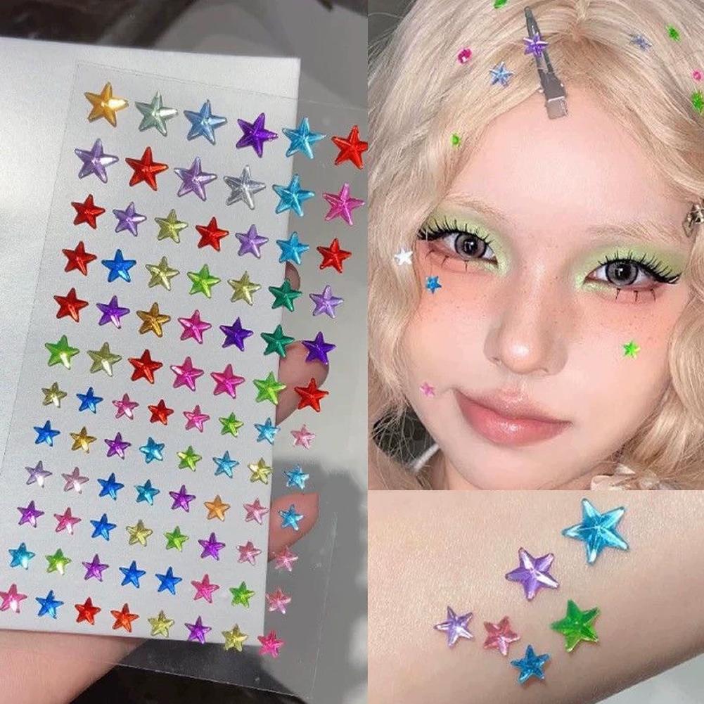 Stiker Permata Kristal Warna-w - Nail Art Quirky ulasan dan harga