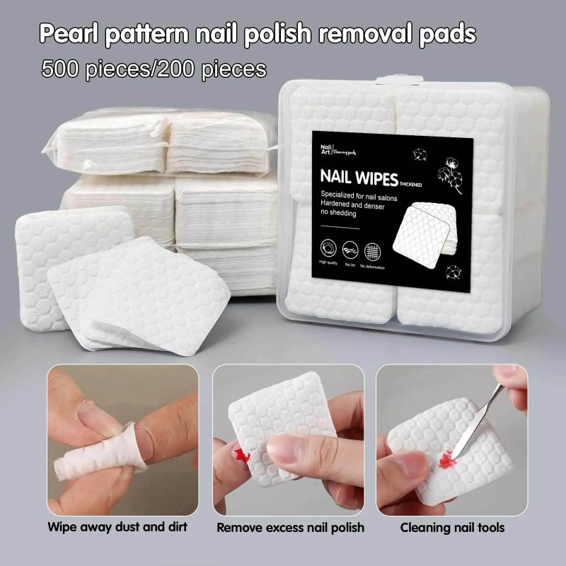 200/500pcs Tisu Penghapus Cat  - Nail Art Gel ulasan dan harga