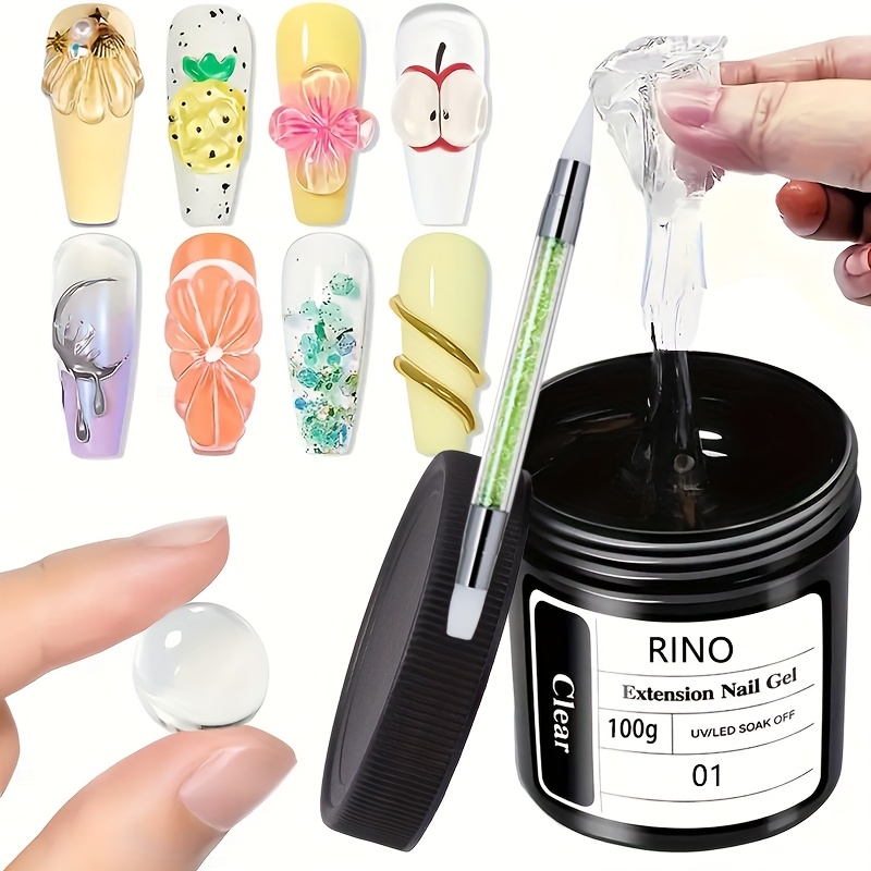100g Gel Kuku Transparan Anti  - Nail Art Quirky ulasan dan harga