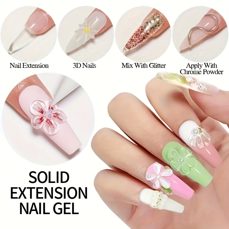 100g Gel Kuku Transparan Anti  - Nail Art Quirky ulasan dan harga