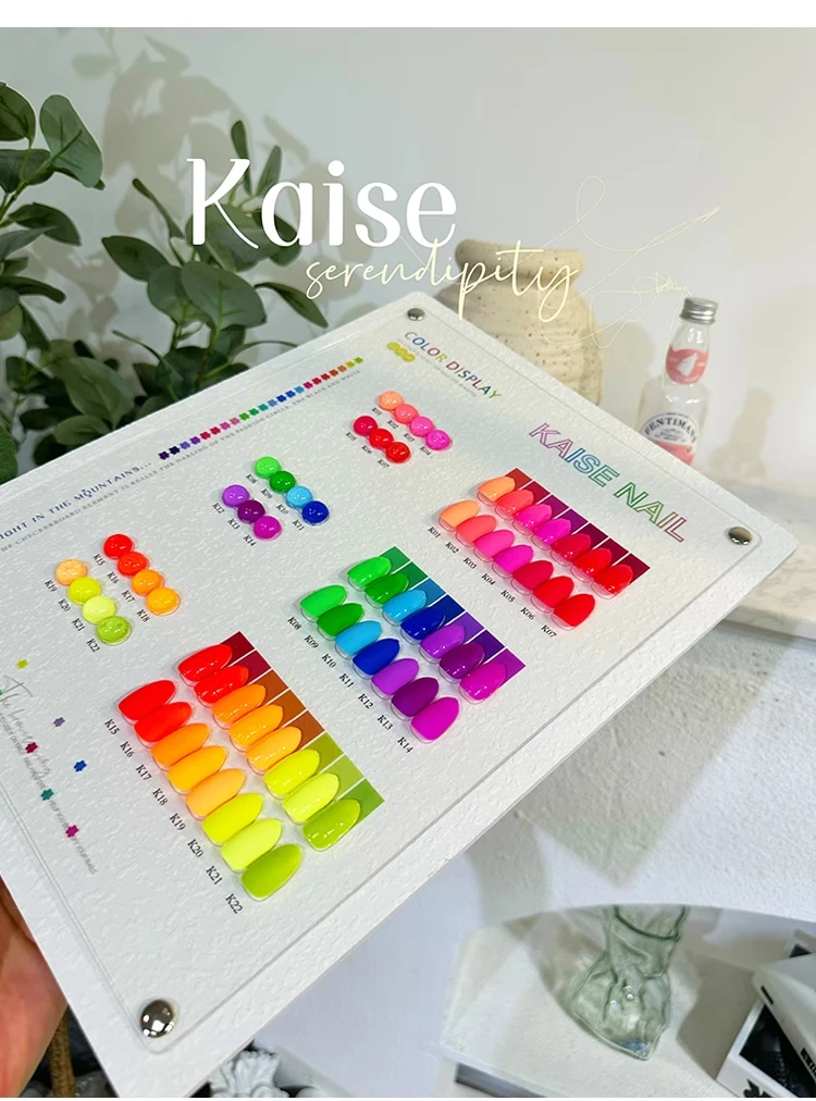 KAISE 22 warna Set Gel Kuku Mu - Nail Art Gel ulasan dan harga