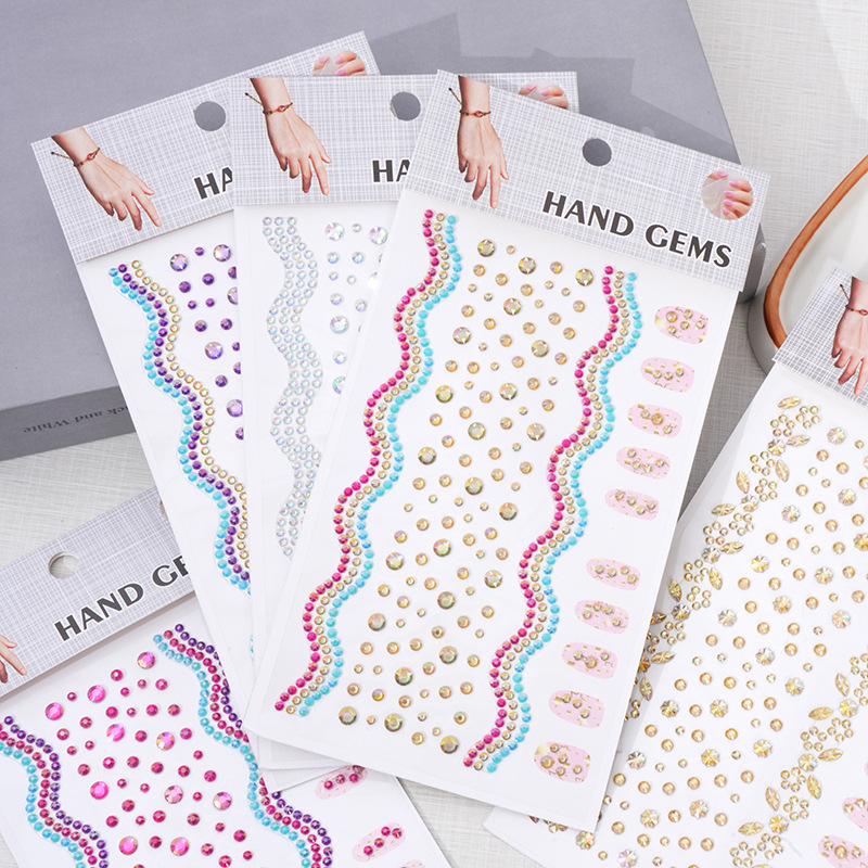 Stiker Berlian Imitasi Gelang  - Rhinestone Nail Gem ulasan dan harga