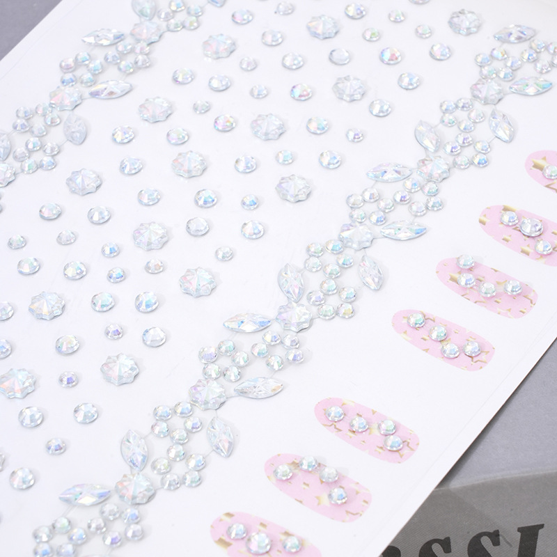 Stiker Berlian Imitasi Gelang  - Rhinestone Nail Gem ulasan dan harga