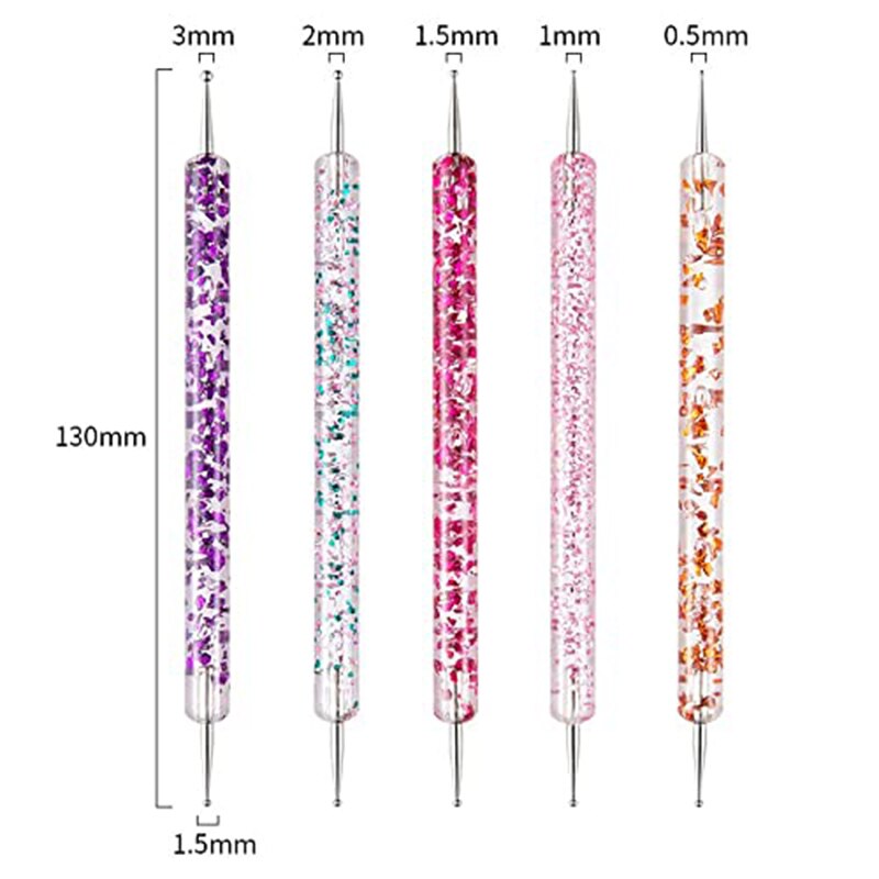 6/31 buah kuas seni kuku desai - Nail Fan Brush ulasan dan harga