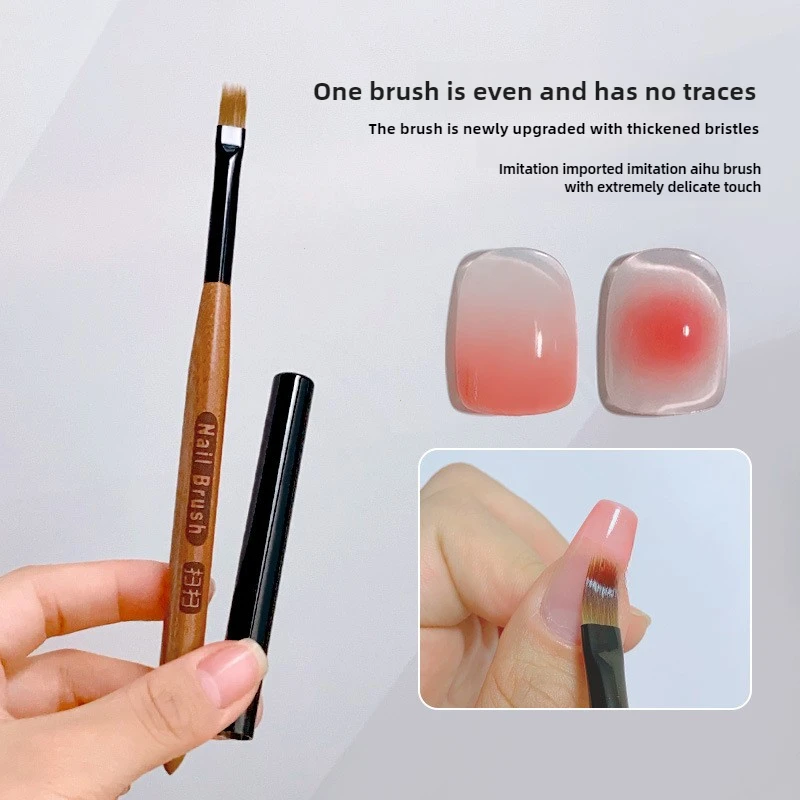 Gradien kuas seni kuku akrilik - Nail Fan Brush ulasan dan harga