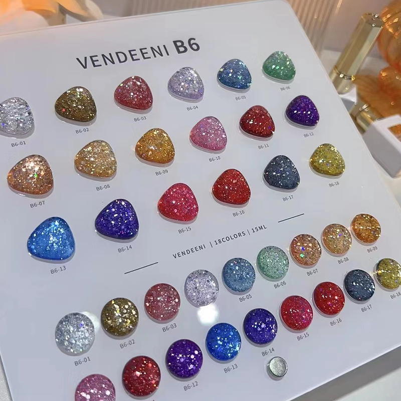 VENDEENI 18 Warna 12 Warna Gli - Nail Art Gel ulasan dan harga