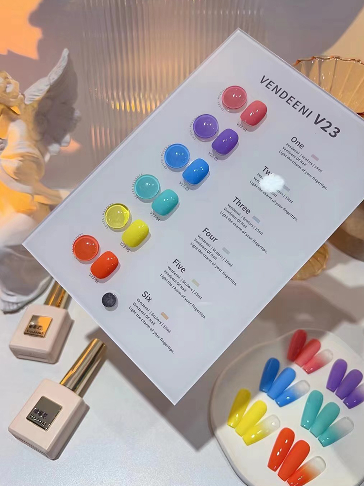 VENDEENI 18 Warna 12 Warna Gli - Nail Art Gel ulasan dan harga