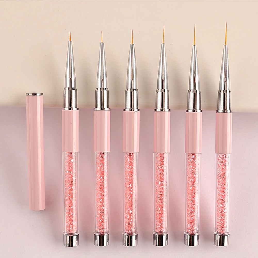 Kuas Nail Art Garis untuk Mani - Nail Fan Brush ulasan dan harga