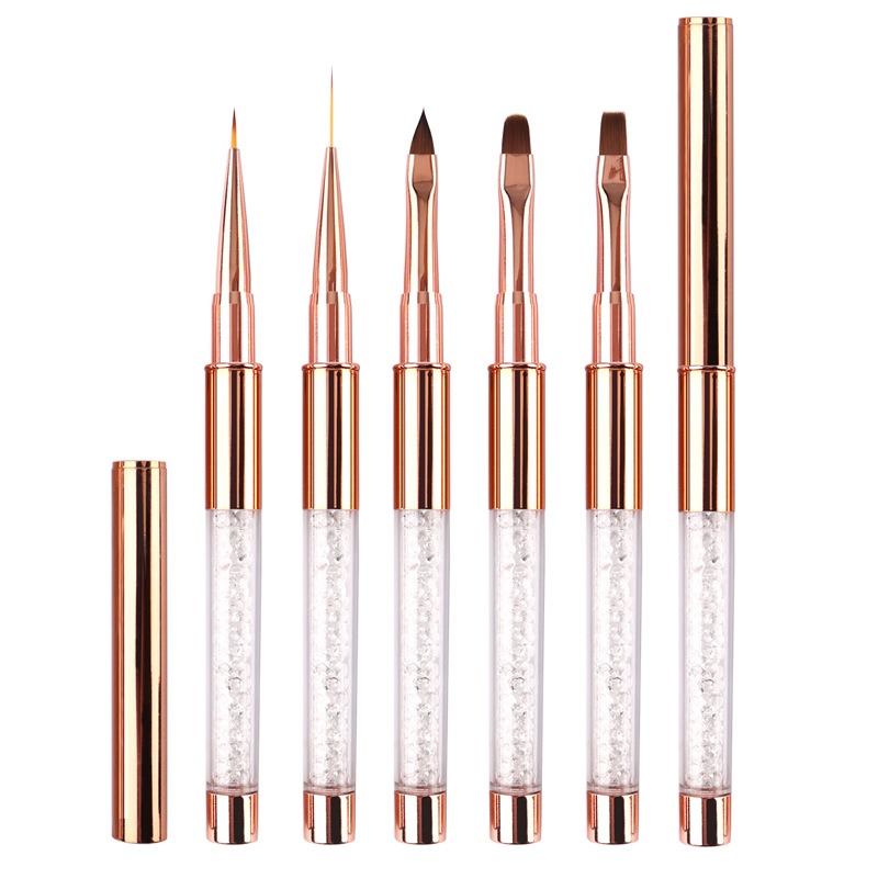Baru 1/5 buah sikat kuku untuk - Nail Fan Brush ulasan dan harga