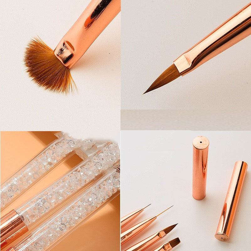 Baru 1/5 buah sikat kuku untuk - Nail Fan Brush ulasan dan harga