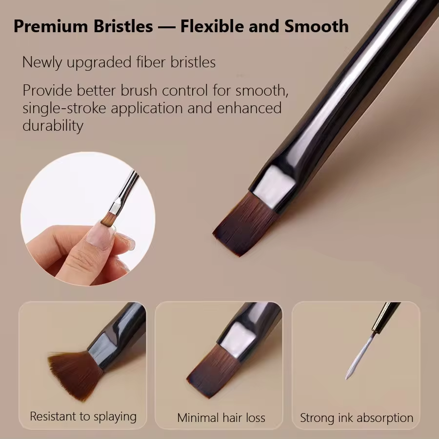 LINMANDA 9 Paket Set Kuas Seni - Nail Fan Brush ulasan dan harga