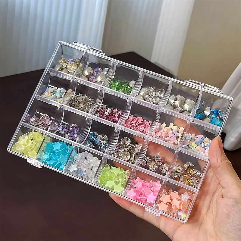 Kotak Penyimpanan Perhiasan DI - Rhinestone Nail Gem ulasan dan harga