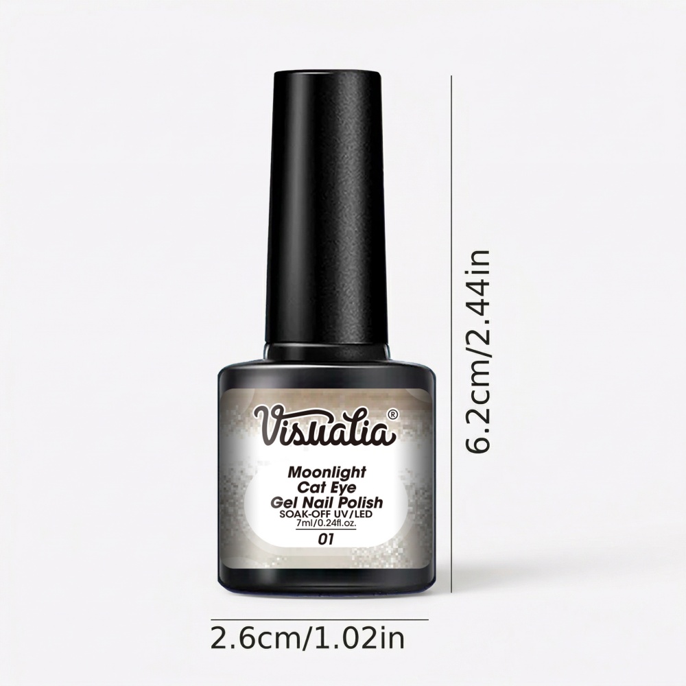 Visuatia Nude Moonlight Cat Ey - Nail Art Cat Eye Simple ulasan dan harga